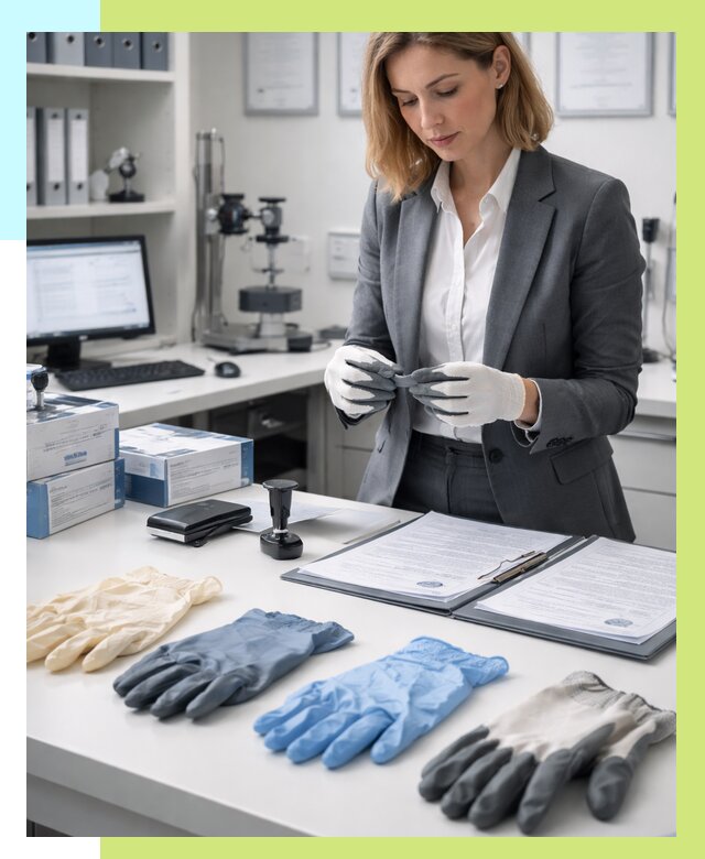 Сертификация перчаток в Железнодорожном от 8716 р. | Алешин-Жлз