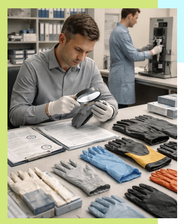 Сертификация перчаток и средств защиты продукции в Железнодорожном