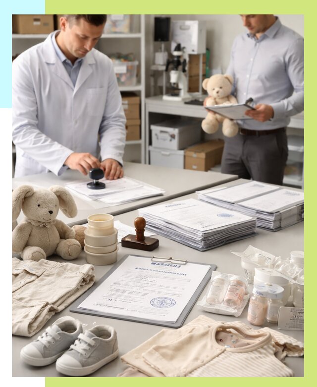 Сертификация детских товаров в Железнодорожном от 15381 р. | Алешин-Жлз