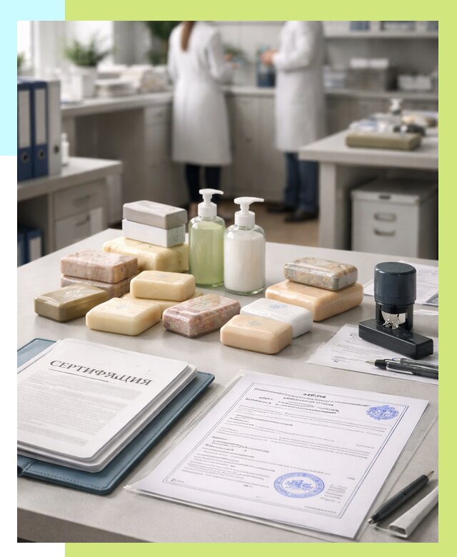 Сертификация мыла и сертификат на мыло в Железнодорожном от 12305 | Алешин-Жлз
