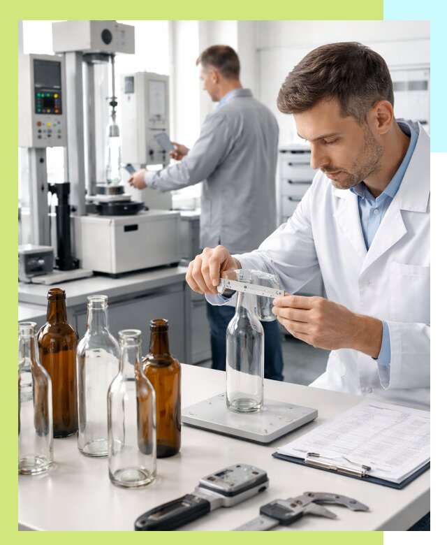 Сертификация стеклянных бутылок и сопутствующей упаковки в Железнодорожном