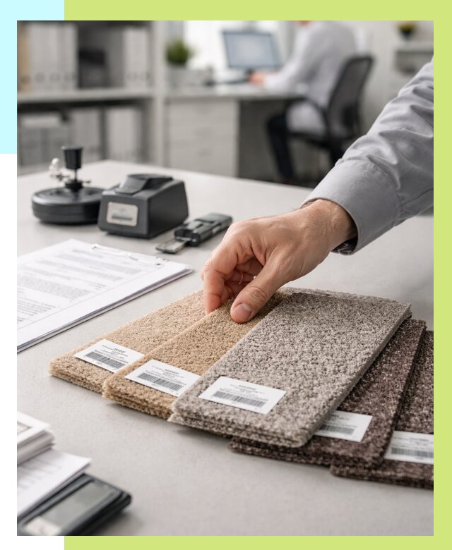 Сертификация ковролина в Железнодорожном от 15381 р., Алешин-Жлз