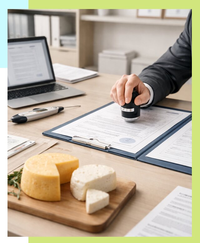 Сертификация сыров в Железнодорожном от 15381 р | Сертификат на сыр Алешин-Жлз