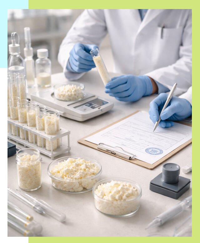 Сертификация творога в Железнодорожном от 12305 р. под ключ | Алешин-Жлз