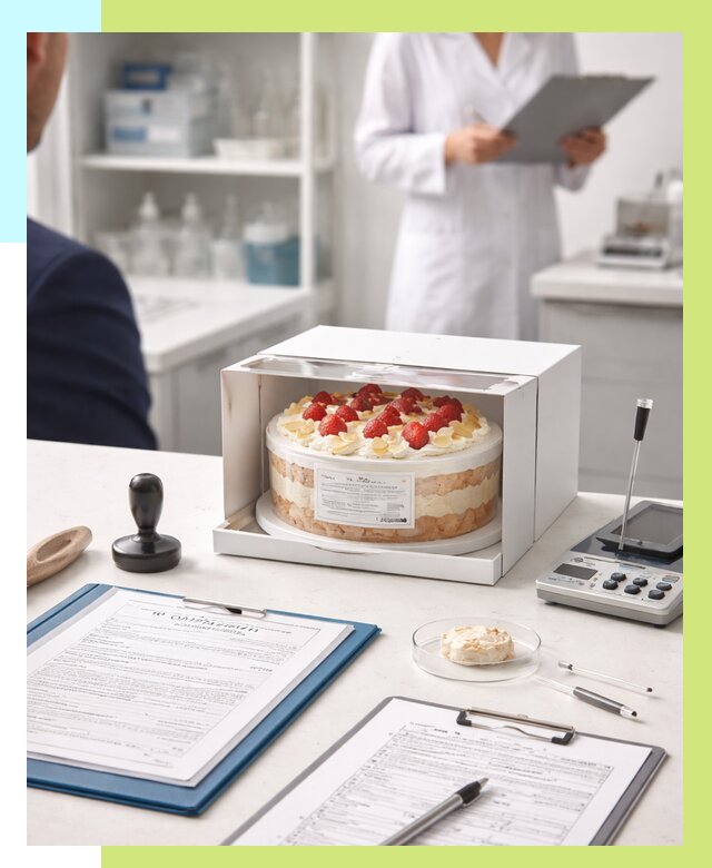 Сертификация тортов в Железнодорожном от 9229 р. заказать | Алешин-Жлз