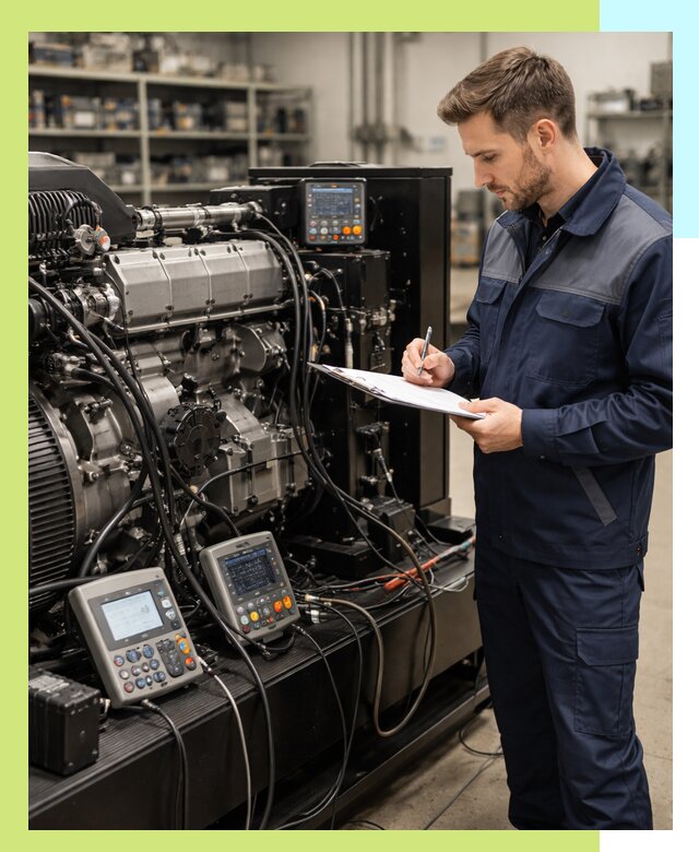 Сертификация дизельных генераторов и их оборудования в Железнодорожном