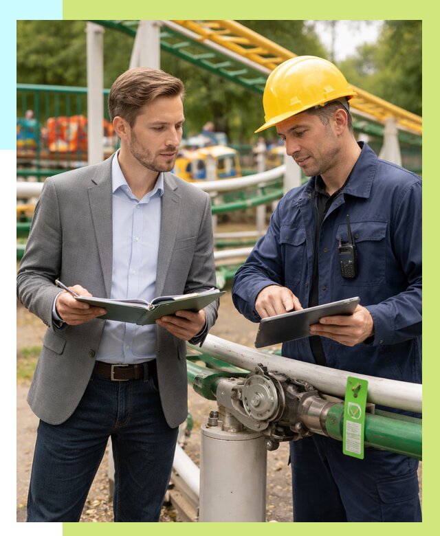 Сертификация аттракционов в Железнодорожном от 46143 р. | Алешин-Жлз