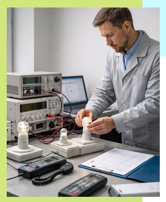 Сертификация ламп и светильников в Железнодорожном по нормативам