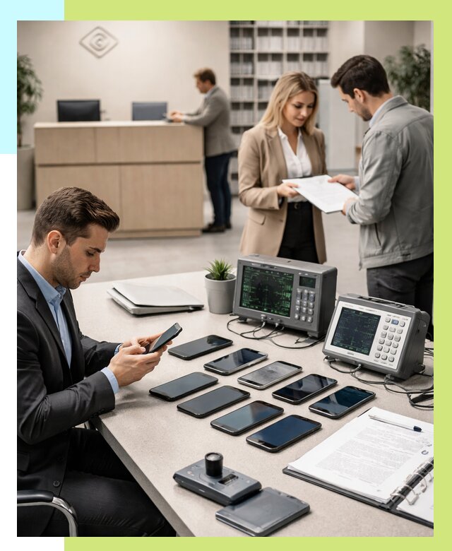 Сертификация телефонов в Железнодорожном от 25635 р. под ключ | Алешин-Жлз