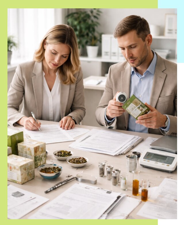 Разработка ТУ на чай и маркировку продукции в Железнодорожном