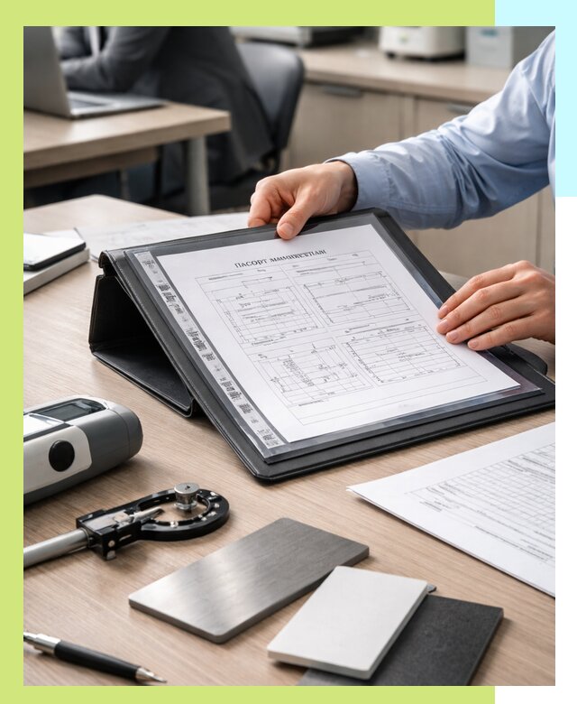 Оформление паспорта материала для продукции в Железнодорожном