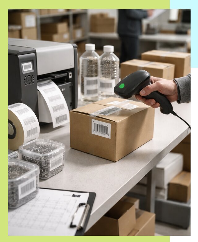 Штрихкодирование продукции и маркировка для продажи в Железнодорожном