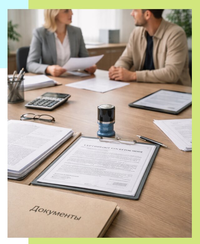 Сертификат соответствия на продукцию в Железнодорожном от 15381 р.|Алешин-Жлз