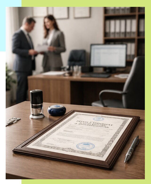 Свидетельство о регистрации продукции в Железнодорожном от 9229 р.|Алешин-Жлз