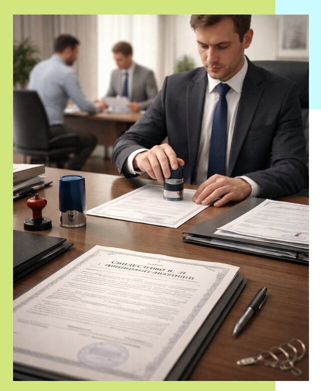 Оформление свидетельства о государственной регистрации в Железнодорожном