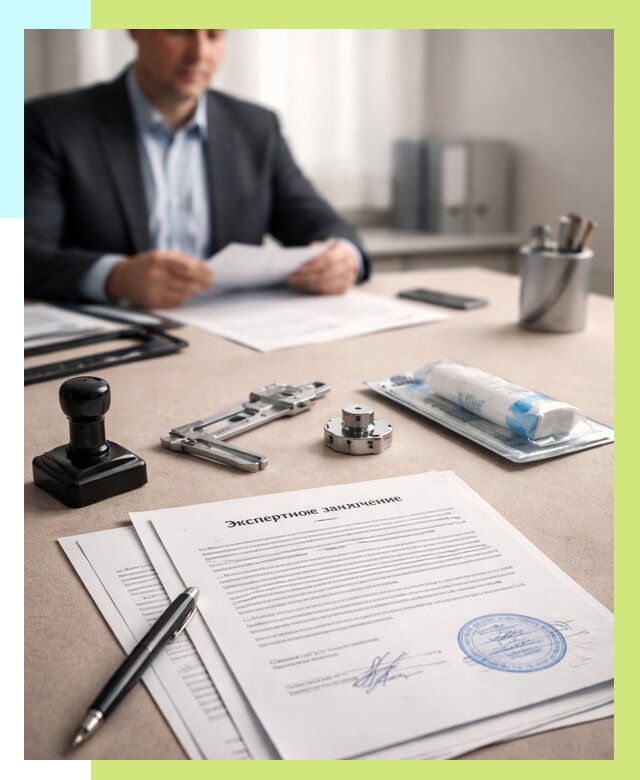 Экспертное заключение на продукцию в Железнодорожном от 8716 р. | Алешин-Жлз