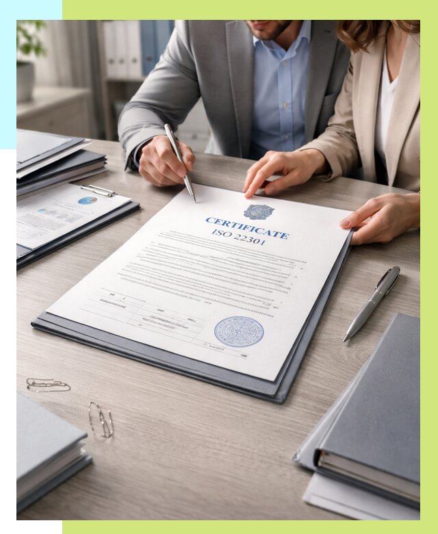 Сертификат ISO 22301 в Железнодорожном от 46143 р. | Алешин-Жлз срочно