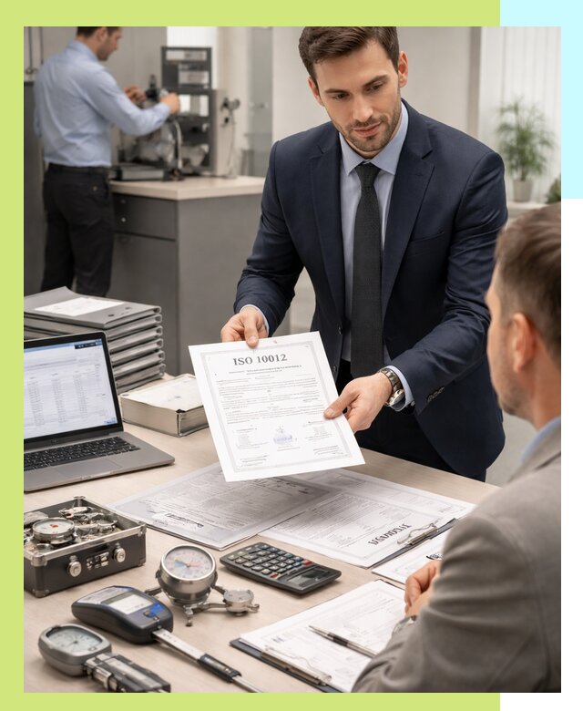 Выдача сертификата ISO 10012 по требованиям метрологии в Железнодорожном