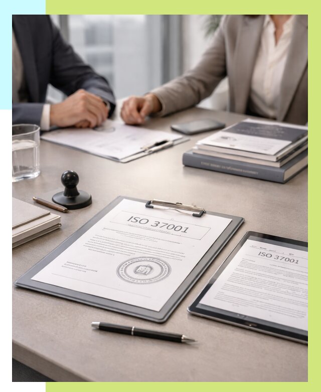 Сертификат ISO 37001 в Железнодорожном оформить от 123048 р. Алешин-Жлз