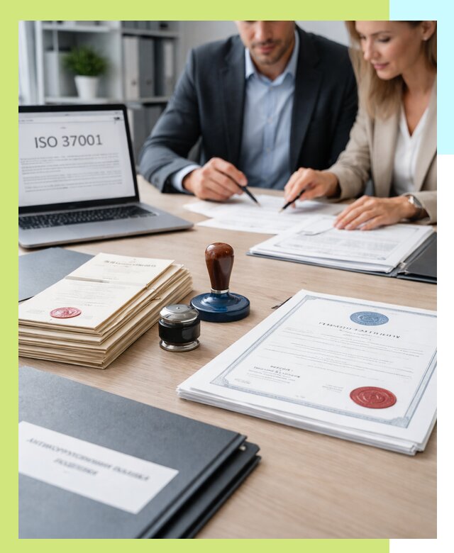 Получение сертификата ISO 37001 по системе борьбы с коррупцией в Железнодорожном